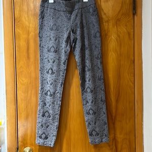 Guess womens S grey tapestry pants